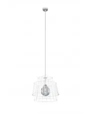 Biała industrialna lampa wisząca druciana - EX582-Izla w sklepie aosom.live