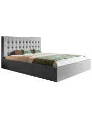 Łóżko małżeńskie ze schowkiem 160x200 Grade 3X - 36 kolorów w sklepie aosom.live