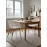 Białe krzesło Gerom