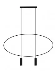 Czarna industrialna lampa nad stół - EX593-Haser w sklepie aosom.live
