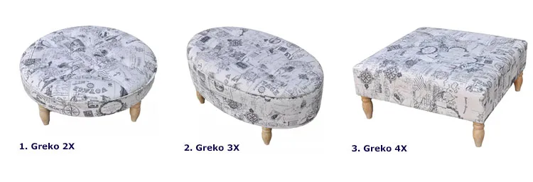 Kolory pufy Greko
