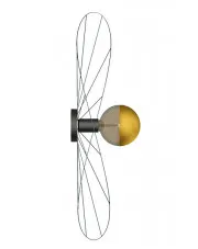 Czarny druciany kinkiet industrialny 140 cm - EX604-Adana w sklepie aosom.live