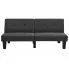 Tapicerowana rozkładana ciemnoszara sofa Iluna 3X