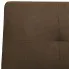 Tapicerowana rozkładana brązowa sofa Iluna 3X