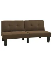 Rozkładana brązowa sofa - Mirza 3X w sklepie aosom.live