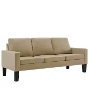 Tapicerowana sofa w kolorze cappuccino - Revex 3X w sklepie aosom.live
