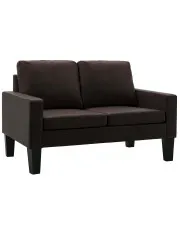 Brązowa skandynawska sofa 2-osobowa - Revex 2X w sklepie aosom.live
