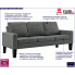 Sofa do salonu szara Clorins