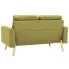 Dwuosobowa zielona sofa z tkaniny Eroa 2Q