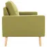 Dwuosobowa zielona sofa z tkaniny Eroa 2Q