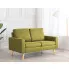 Dwuosobowa zielona sofa z tkaniny Eroa 2Q