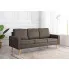 Trzyosobowa sofa taupe z tkaniny Eroa 3Q 