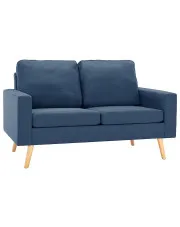 2-osobowa niebieska sofa - Muria 2Q w sklepie aosom.live