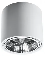 Biały nowoczesny plafon LED tuba - EX655-Helfi w sklepie aosom.live