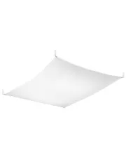 Biały tkaninowy plafon LED 130x105 cm - EX659-Uvefi w sklepie aosom.live