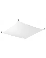 Biały nowoczesny plafon z tkaniny 140x140 cm - EX660-Uvefi w sklepie aosom.live