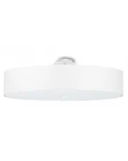 Biały minimalistyczny okrągły plafon 60 cm - EX663-Secret w sklepie aosom.live
