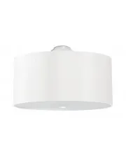Biały okrągły plafon minimalistyczny 50 cm - EX665-Olafi w sklepie aosom.live