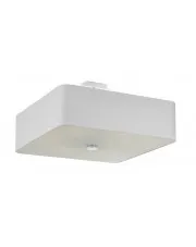 Biały kwadratowy plafon minimalistyczny - EX667-Misty w sklepie aosom.live