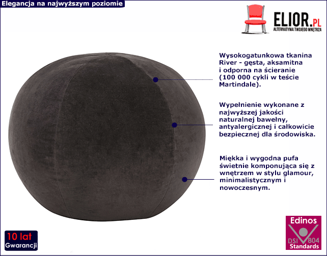 Szara pufa Istro 2X