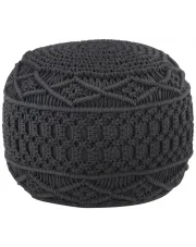 Ręcznie pleciony puf z makramy - Pueblox 3X w sklepie aosom.live