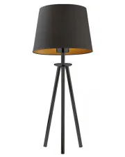 Lampa stołowa trójnóg na czarnym stelażu - EX920-Corato - 5 kolorów w sklepie aosom.live