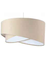 Beżowo-biała lampa wisząca nad stół - EX982-Lusso w sklepie aosom.live