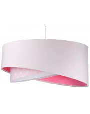 Różowa lampa wisząca welurowa - EXX01-Delris w sklepie aosom.live