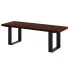 Ławka parkowa 180 cm palisander - Austis 3X
