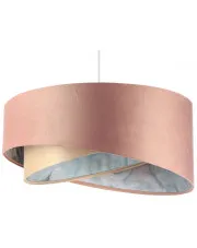 Kolorowa lampa wisząca welurowa z abażurem - EXX24-Deltis w sklepie aosom.live