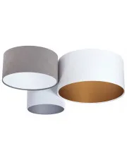 Biało-szary designerski plafon sufitowy - EXX43-Pueblar w sklepie aosom.live