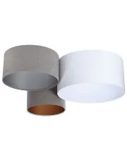 Minimalistyczny okrągły plafon welurowy - EXX48-Mewer w sklepie aosom.live