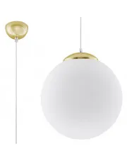 Biało-złota lampa wisząca glamour 30 cm - EXX232-Amareo w sklepie aosom.live