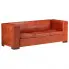 3 osobowa sofa skora naturalna exea3q ciemnobrazowa