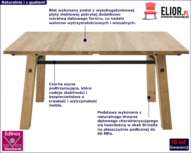 Stół z kolekcji Azaro