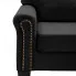 Luksusowa czarna sofa Alaia 3X