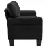 Luksusowa czarna sofa Alaia 3X