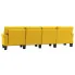 Luksusowa czteroosobowa sofa jasnoszara Alaia 4X