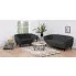 Szara sofa Polli 2X pikowana