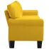 Dekoracyjna 5-osobowa żółta sofa Alaia 5X