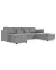 4-osobowa rozkładana jasnoszara sofa - Umika 4X w sklepie aosom.live