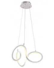 Biała nowoczesna lampa wisząca LED - S005-Uvex w sklepie aosom.live