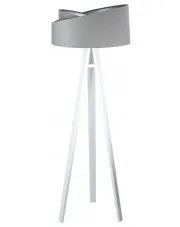Szaro-biała skandynawska lampa stojąca trójnóg - S024-Silvano w sklepie aosom.live