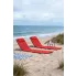 Składane czerwone maty plażowe Kosmi