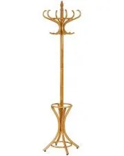 Drewniany wieszak na ubrania Nepres 7X - olcha w sklepie aosom.live