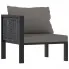 Pierwsza sofa narożna z zestawu mebli ogrodowych Caldera 3X
