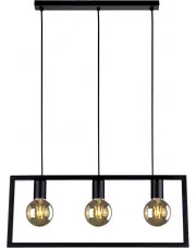 Industrialna lampa wisząca nad stół - S099-Karim w sklepie aosom.live