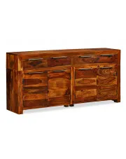 Drewniana komoda w stylu vintage - Burua w sklepie aosom.live