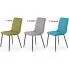Zdjęcie zielone krzesło tapicerowane do kuchni, salonu Zeta | aosom.live