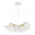 Biała wisząca metalowa lampa D010-Anders